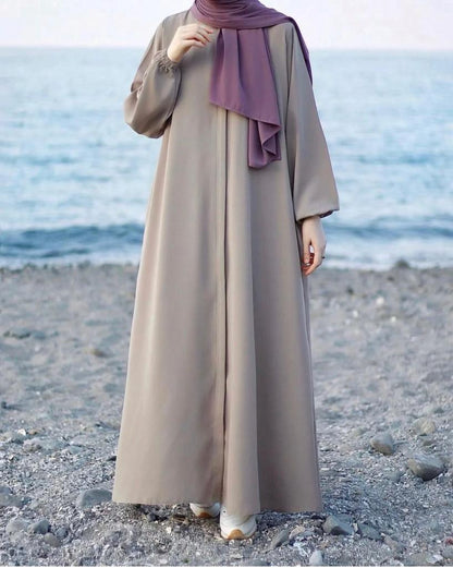 Abaya - Solid (Zipper)